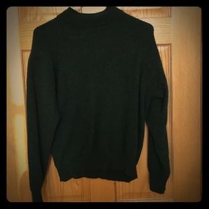 Forest green mock neck sweater